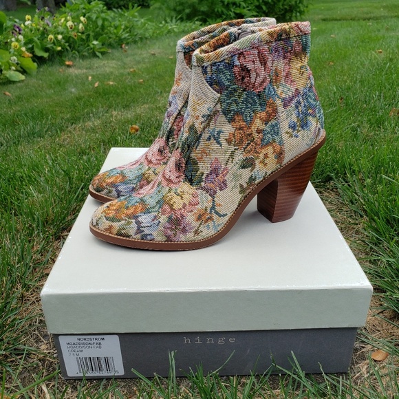 colorful ankle boots